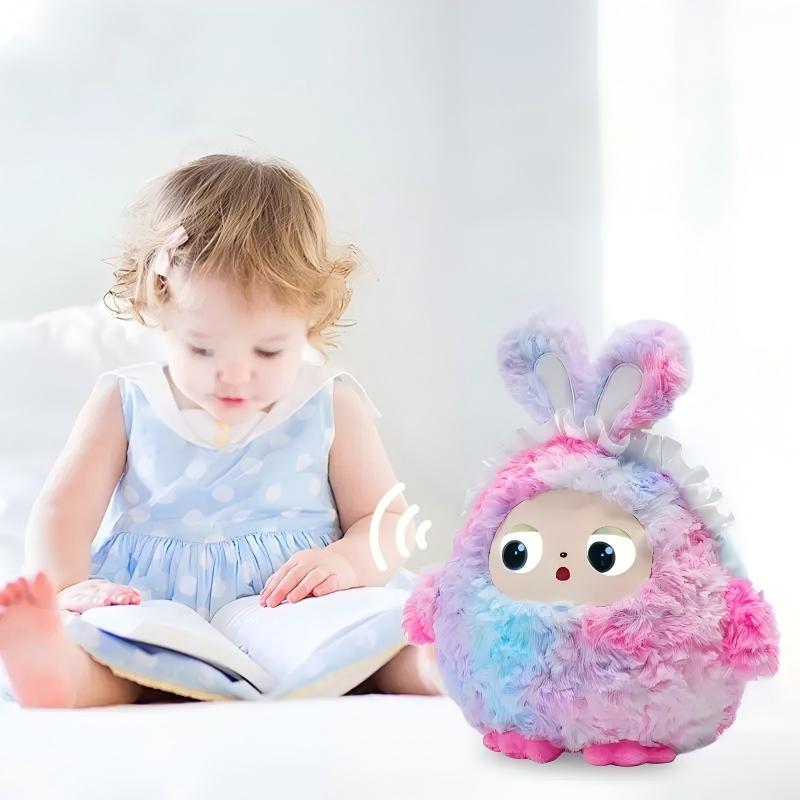 Interactive AI Smart Companion Plush - WiFi Talking Robot Toy for Kids' Early Education & Soothing
