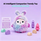 Interactive AI Smart Companion Plush - WiFi Talking Robot Toy for Kids' Early Education & Soothing
