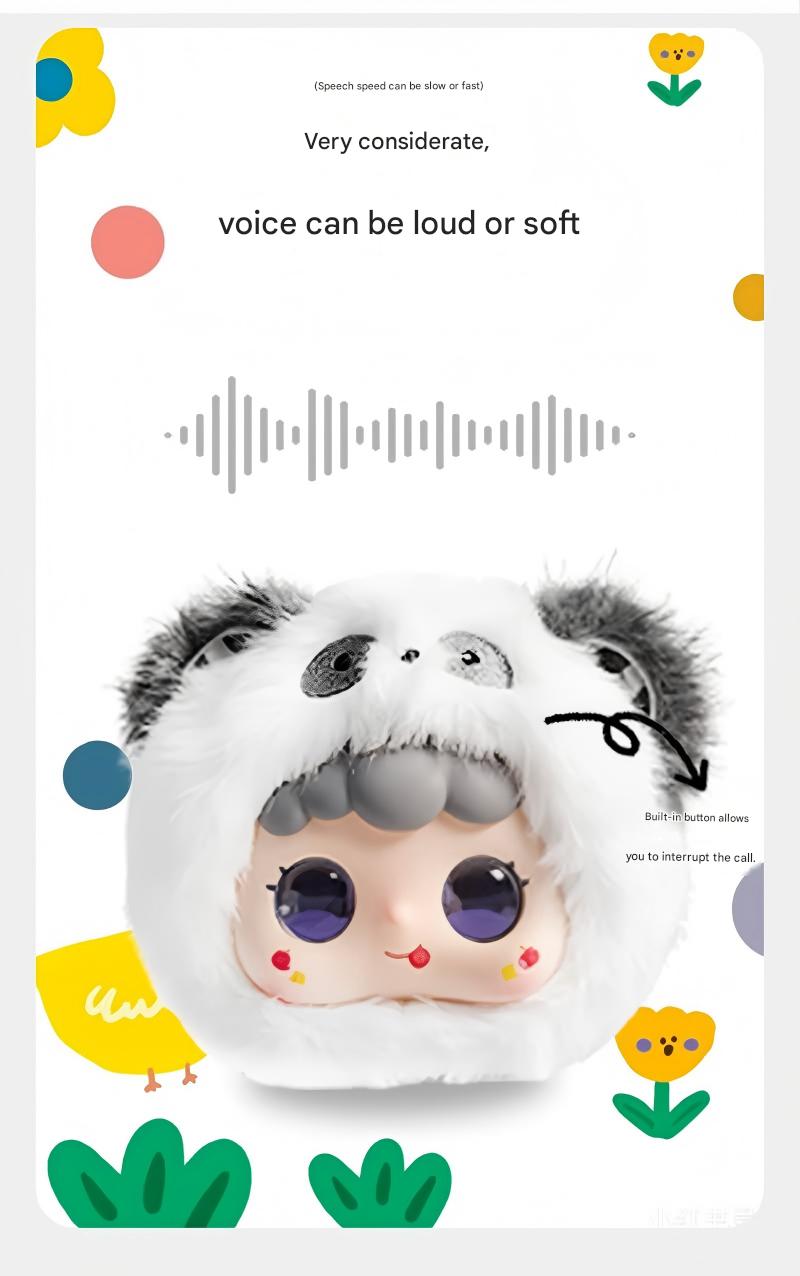 NuoNuo AI Smart Talking Plush Toy for Kids - Interactive Companion with Wi-Fi & Bluetooth Speaker - Perfect Gift for Children